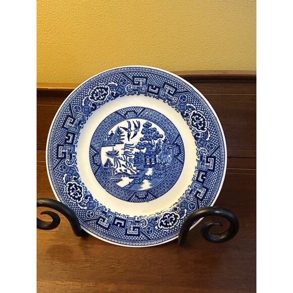 Homer Laughlin Blue Willow 10" Dinner Plates  Lot of 4 - Picture 1 of 3